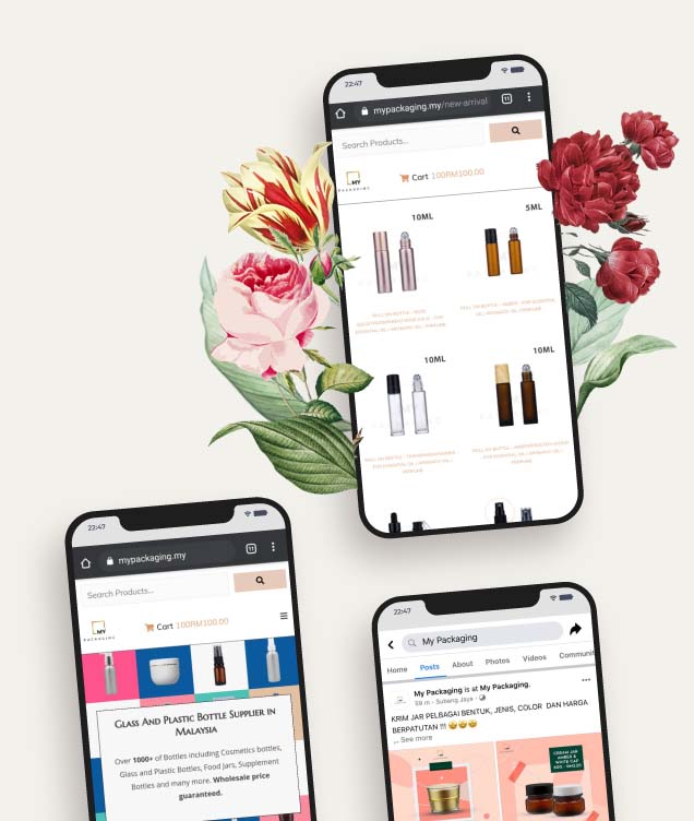 Mypackaging Digital Marketing Case study Malaysia Company mobile for My Packaging